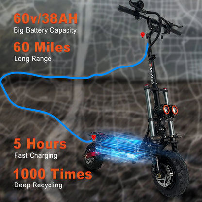 The ZOND ZO0 3PLUS Electric Scooter